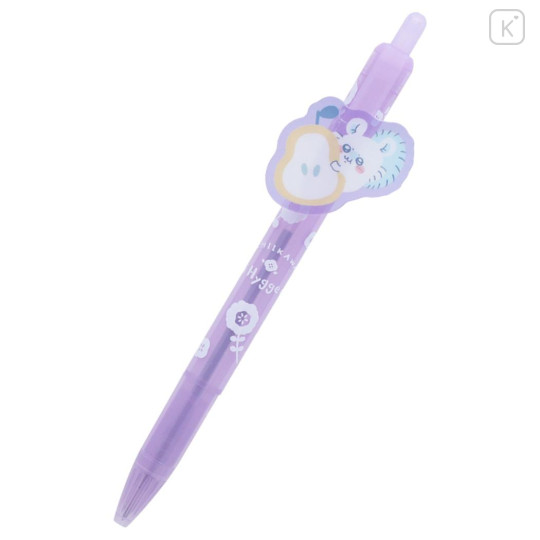 Japan Chiikawa Mascot Ballpoint Pen - Momonga / Purple - 1