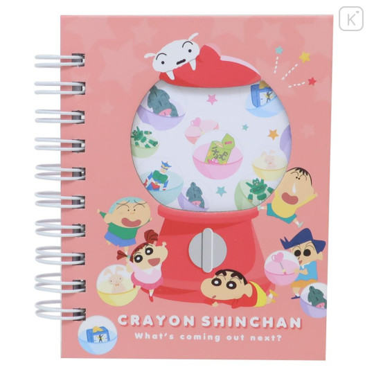 Japan Crayon Shin-chan Mini Notebook - Friends / Gashapon - 1