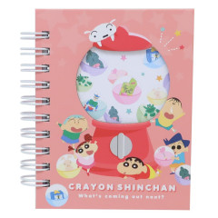 Japan Crayon Shin-chan Mini Notebook - Friends / Gashapon