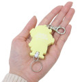 Japan Crayon Shin-chan Rubber Reel Key Chain - Good Morning - 2