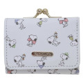 Japan Peanuts Tri-Fold Wallet & Coin Case - Snoopy White - 1