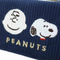 Japan Peanuts Tri-Fold Wallet & Coin Case - Snoopy & Charlie / Navy Marimo - 5