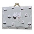 Japan Miffy Tri-Fold Wallet & Coin Case - Light Grey - 1