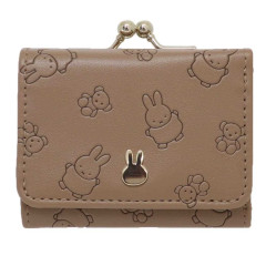 Japan Miffy Tri-Fold Wallet & Coin Case - Brown