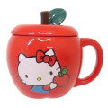 Japan Sanrio Mug - Hello Kitty / Apple - 1