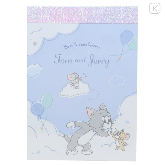 Japan Tom and Jerry Mini Notepad - Cloud - 1