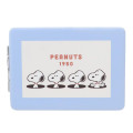 Japan Peanuts Pocket Zoom Compact Mirror - Snoopy / Blue - 1