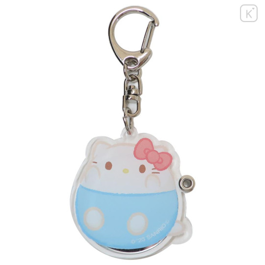 Japan Sanrio Mini Hand Mirror Keychain - Hello Kitty - 1