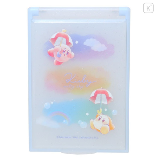 Japan Kirby Hand Mirror - Kirby & Waddle Dee / Melty Sky - 1