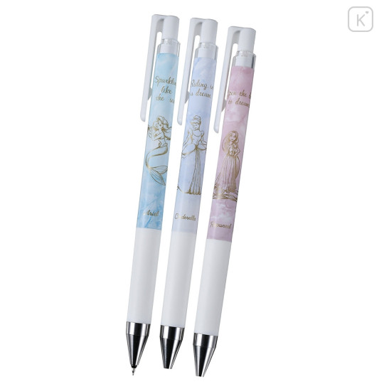 Japan Disney Store Juice Up Gel Pen Set - Cinderella, Ariel, Rapunzel - 2