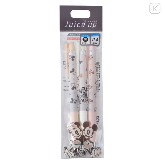 Japan Disney Store Juice Up Gel Pen Set - Mickey Mouse & Minne Mouse - 1