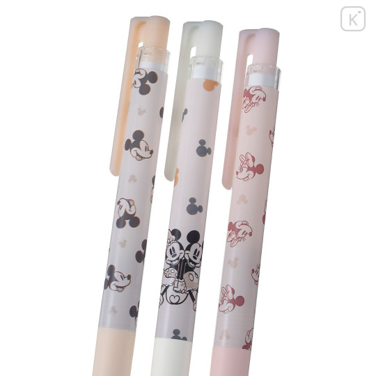 Japan Disney Store Juice Up Gel Pen 3pcs Set - Mickey Mouse & Minne Mouse - 3