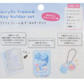Japan Sanrio Acrylic Photo Frame & Key Holder Set - Hangyodon, Pompompurin, Tuxedo Sam / Color Interior - 2