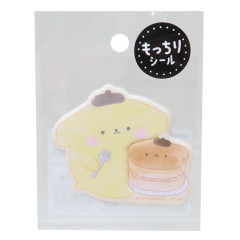 Japan Sanrio × Mochimochi Vinyl Sticker - Pompompurin
