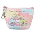 Japan San-X Triangular Mini Pouch - Sumikko Gurashi Movie The Mysterious Child of the Makeshift Factory / Orange - 1