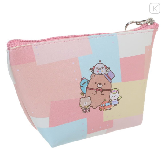 Japan San-X Triangular Mini Pouch - Sumikko Gurashi Movie The Mysterious Child of the Makeshift Factory / Orange - 2