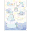 Japan San-X A4 Clear Holder - Sumikko Gurashi / A Sparkling Night with Tokage and its Mother B - 1