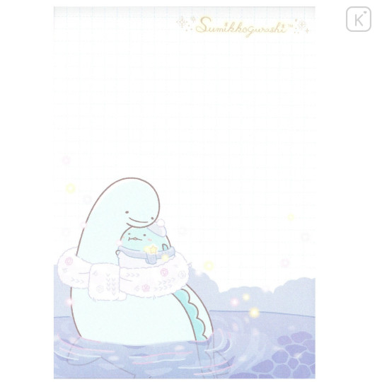 Japan San-X A6 Notepad - Sumikko Gurashi / A Sparkling Night with Tokage and its Mother B - 4