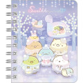 Japan San-X Mini Notebook - Sumikko Gurashi / A Sparkling Night with Tokage and its Mother A - 1