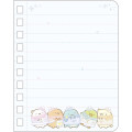 Japan San-X Mini Notebook - Sumikko Gurashi : A Sparkling Night with Tokage and its Mother B - 2