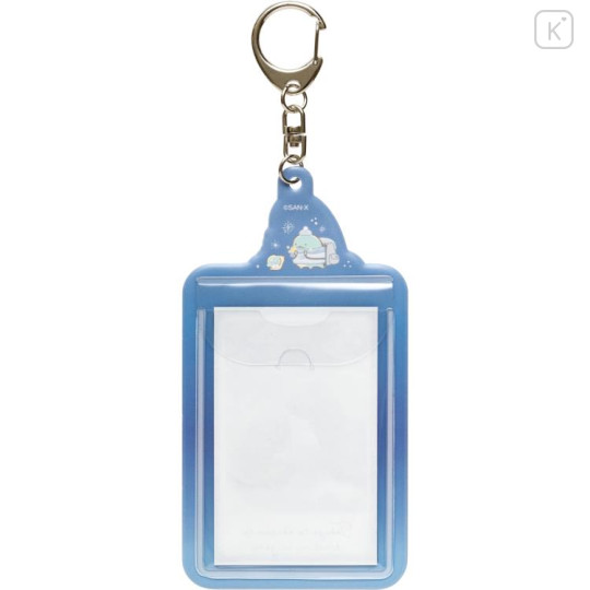 Japan San-X Photo Holder Card Case Keychain - Sumikko Gurashi / A Sparkling Night with Tokage and its Mother B - 2
