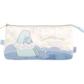 Japan San-X Flat Pen Pouch - Sumikko Gurashi / A Sparkling Night with Tokage and its Mother - 1