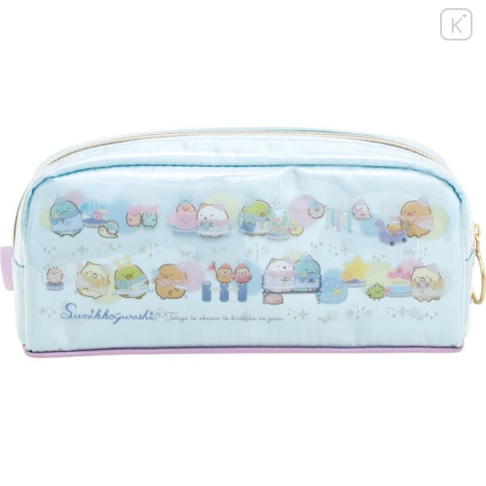 Japan San-X Pen Pouch - Sumikko Gurashi / A Sparkling Night with Tokage and its Mother - 2