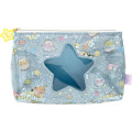 Japan San-X Cosmetic Pouch - Sumikko Gurashi / A Sparkling Night with Tokage and its Mother - 1