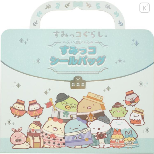 Japan San-X Playing Sticker Bag - Sumikko Gurashi / Hotel New Sumikko - 4