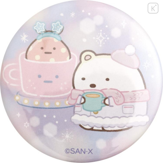 Japan San-X Secret Can Badge - Sumikko Gurashi / A Sparkling Night with Tokage and its Mother - 3