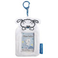 Japan Crayon Shin-chan Photo Holder Card Case Keychain - Fluffy White / Enjoy Idol - 1