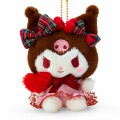 Japan Sanrio Mascot Holder - Kuromi / Ribbon Love - 2