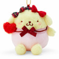 Japan Sanrio Mascot Holder - Pompompurin / Ribbon Love - 2