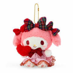 Japan Sanrio Mascot Holder - My Melody / Ribbon Love