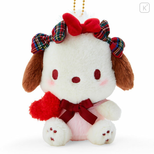Japan Sanrio Mascot Holder - Pochacco / Ribbon Love - 2