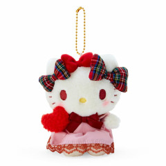Japan Sanrio Mascot Holder - Hello Kitty / Ribbon Love