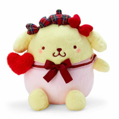 Japan Sanrio Plush Toy (S) - Pompompurin / Ribbon Love