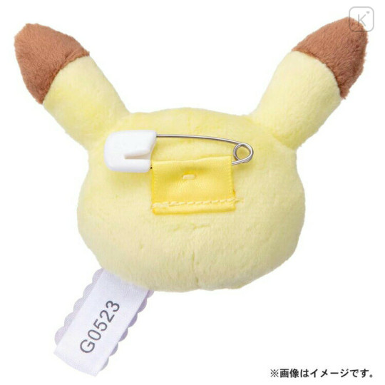 Japan Pokemon Plush Badge - Pikachu - 3