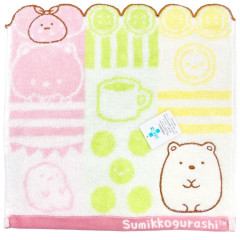 Japan San-X Jacquard Towel Handkerchief - Sumikko Gurashi / Shirokuma