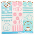 Japan San-X Jacquard Towel Handkerchief - Sumikko Gurashi / Tokage Lizard - 1