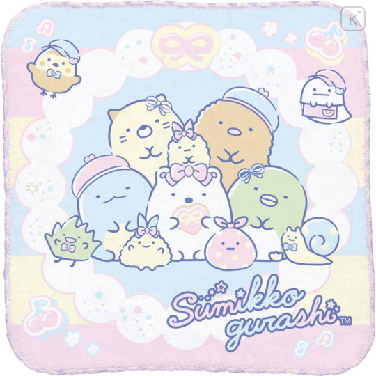 Japan San-X Petit Towel Handkerchief Set - Sumikko Gurashi / Sky Dessert Party - 2