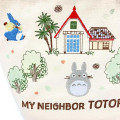Japan Ghibli Embroidery Mini Tote Bag - My Neighbor Totoro / Forest - 4