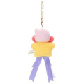 Japan Kirby Mascot Holder - Fluffy Star Prize Strap / Purple - 3