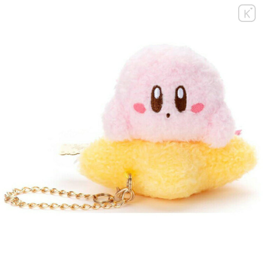 Japan Kirby Mascot Holder - Fluffy Star Prize Strap / Pink - 2