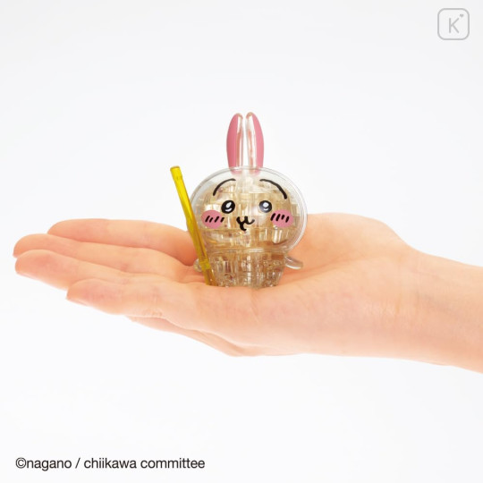 Japan Chiikawa 3D Crystal Puzzle 18pcs - Rabbit - 3