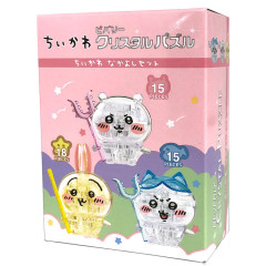 Japan Chiikawa 3D Crystal Puzzle Set of 3 - Hachiware & Bunny & Chiikawa