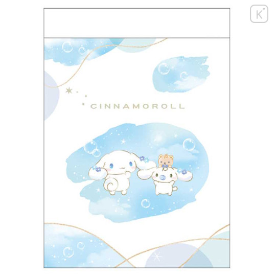 Japan Sanrio Mini Notepad - Cinnamoroll & Milk / Cloud - 1