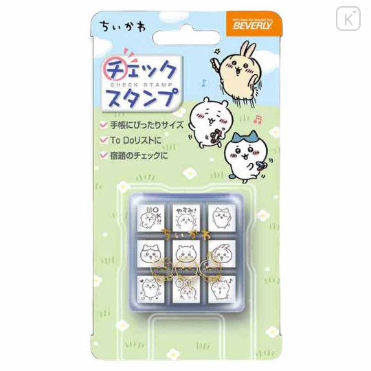 Japan Chiikawa Check Stamp Set - Chiikawa & Hachiware & Usagi - 1