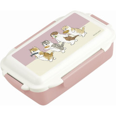 Japan Mofusand Bento Lunch Box - Cat / Pink