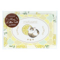 Japan Mofusand Mini Letter Set - Fruit Cat / Lemon - 1